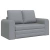 Sofa postelja Svetlo siva 148 x 71 x 83 cm blago