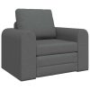 Sofa postelja Temno siva 98 x 71 x 83 cm blago
