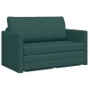 Sofa postelja Temno zelena 124 x 71 x 78 cm blago