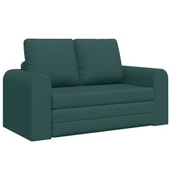 Sofa postelja Temno zelena 148 x 71 x 83 cm blago