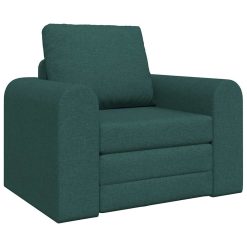 Sofa postelja Temno zelena 98 x 71 x 83 cm blago