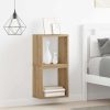 Stenske police s polico 2 pcs artisan hrast 26 x 15 x 26 cm
