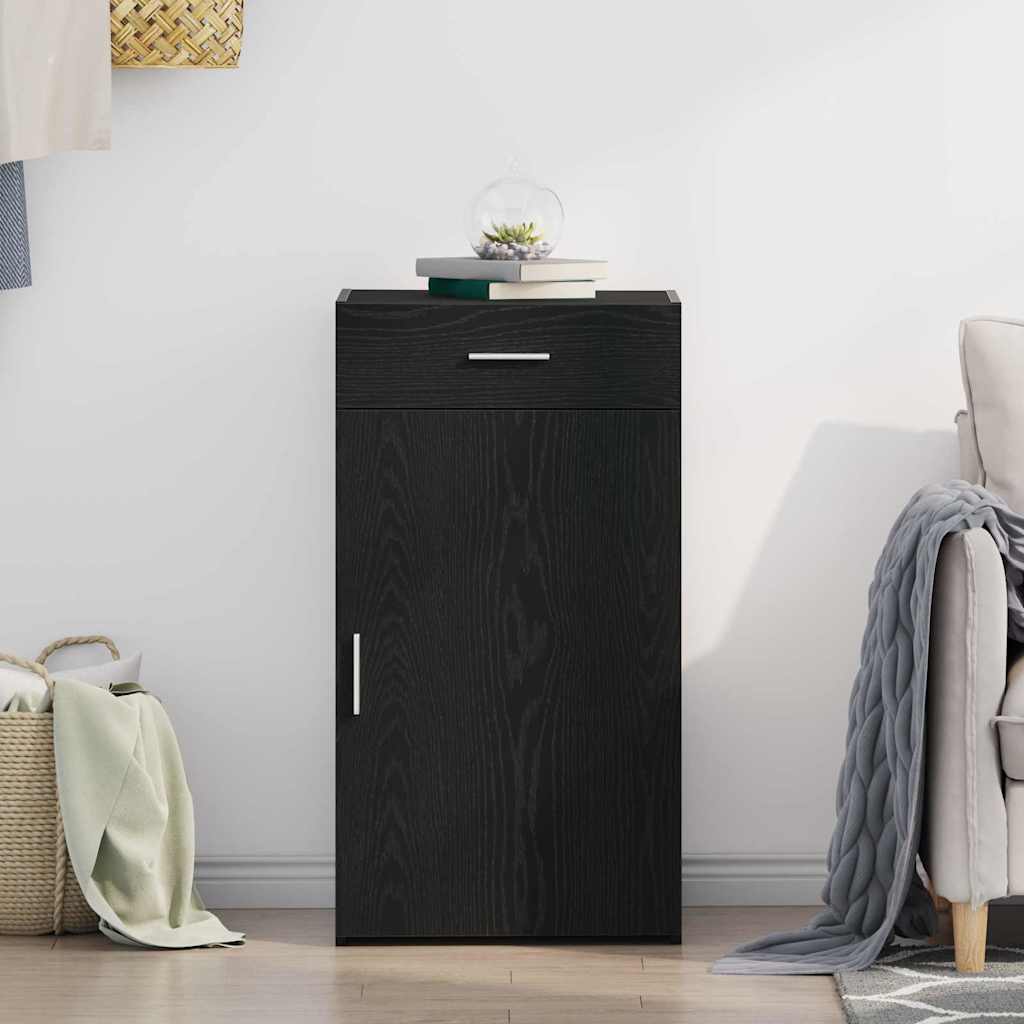 Strani šal Črni hrast 50 x 42.5 x 93 cm Konstruiran les