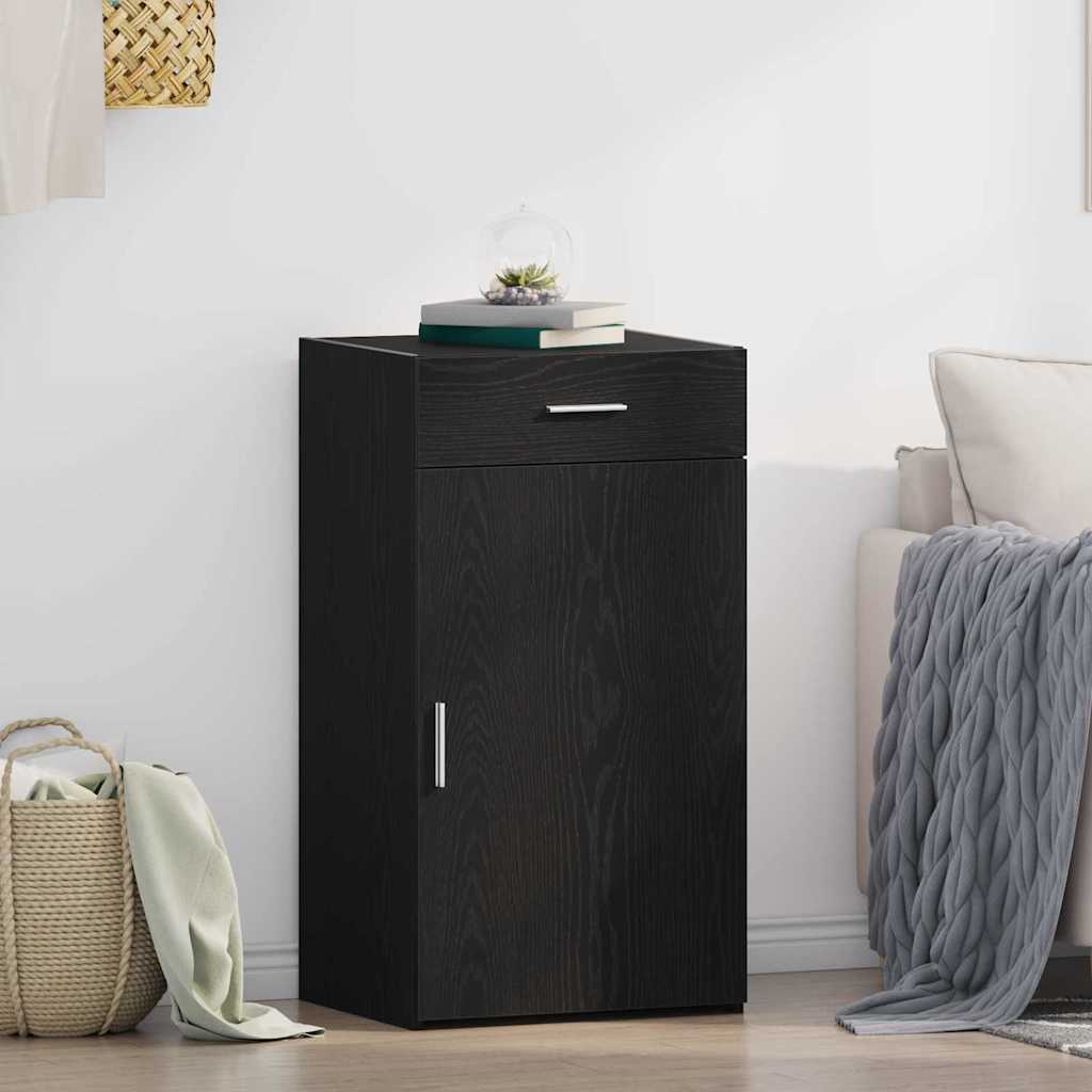 Strani šal Črni hrast 50 x 42.5 x 93 cm Konstruiran les