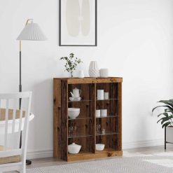 Strani šal Star les 41 x 37 x 100 cm Konstruiran les