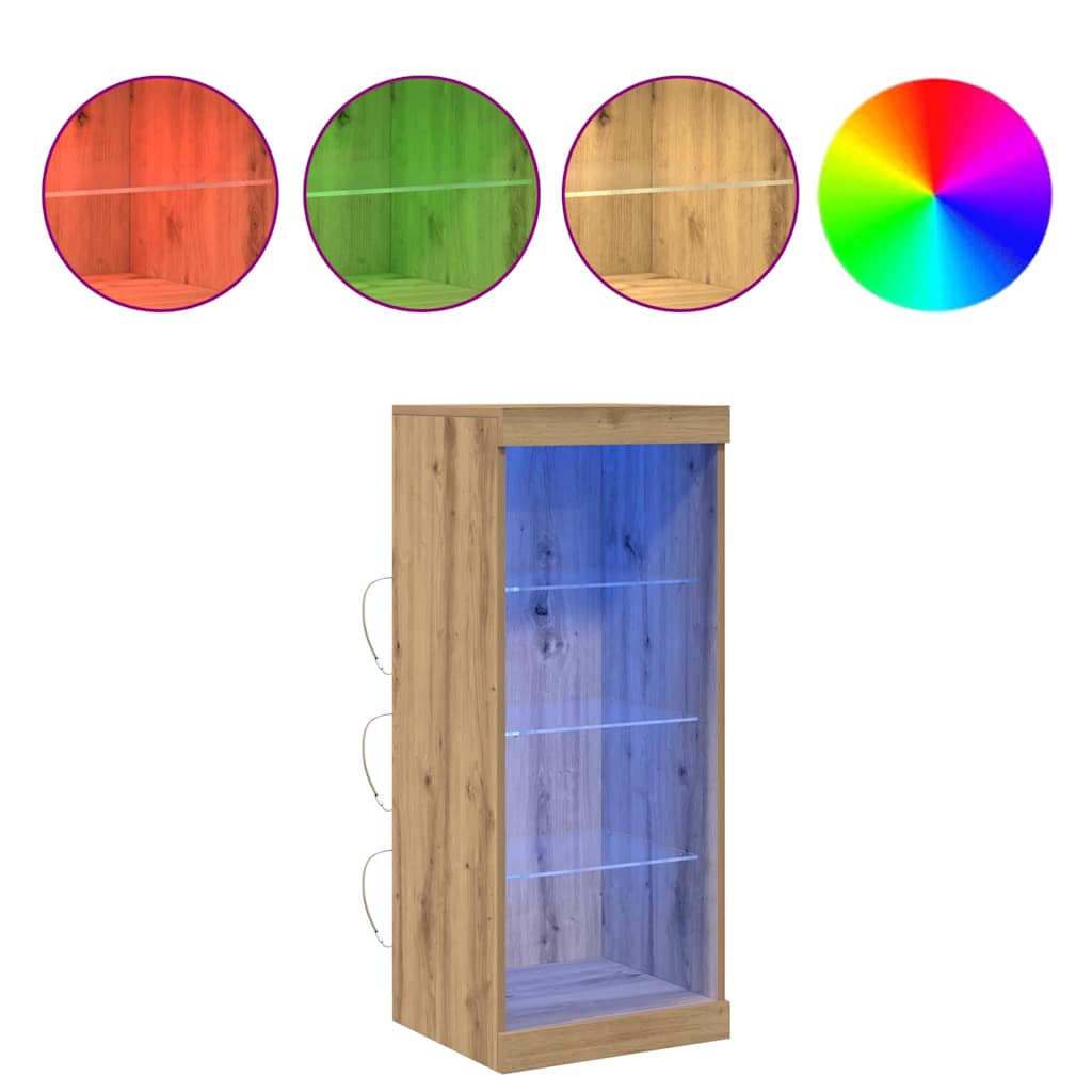 Strani šal artisan hrast 41 x 37 x 100 cm Konstruiran les