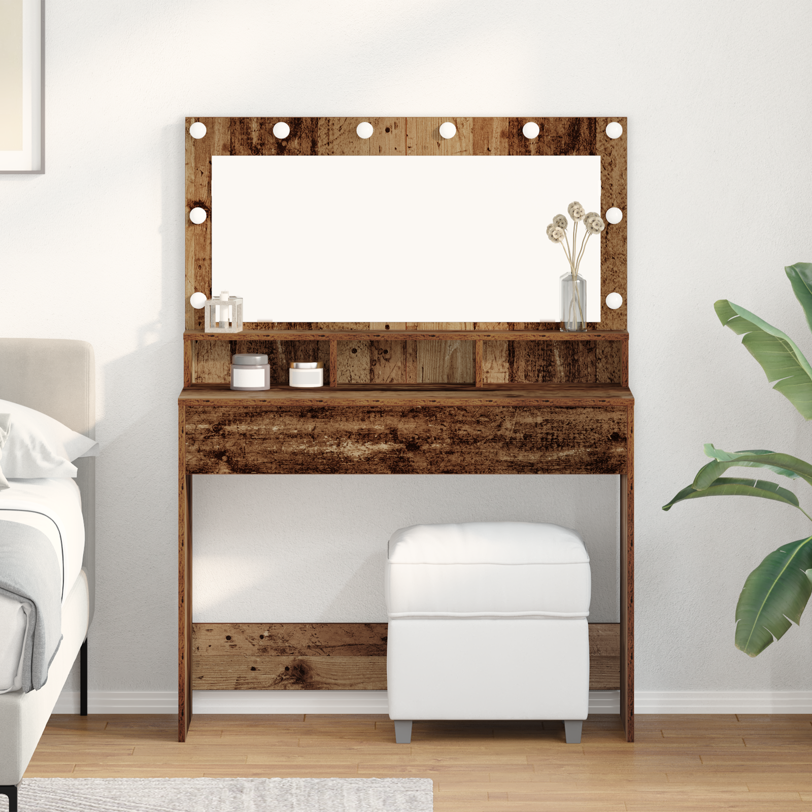 Toaletna miza Star les 100 x 41 x 135 cm Konstruiran les