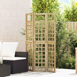 Zunanja zaščita za zasebnost Rjava 120 x 180 cm Impregniran bor