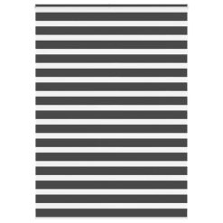 idaXL Zebra senčilo črna 165x200 cm tkanina širina 160