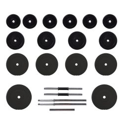 Daljša in krajša palica z utežmi 60 kg