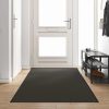 Doormat Drugo Antracitna in črna 120 x 350 cm Poliamid in PVC