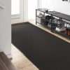 Doormat Drugo Črna 120 x 350 cm Poliamid in PVC