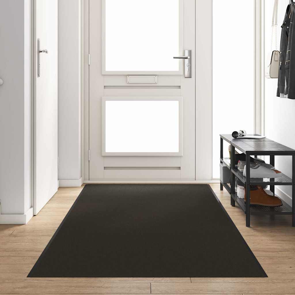 Doormat Drugo Črna 120 x 350 cm Poliamid in PVC