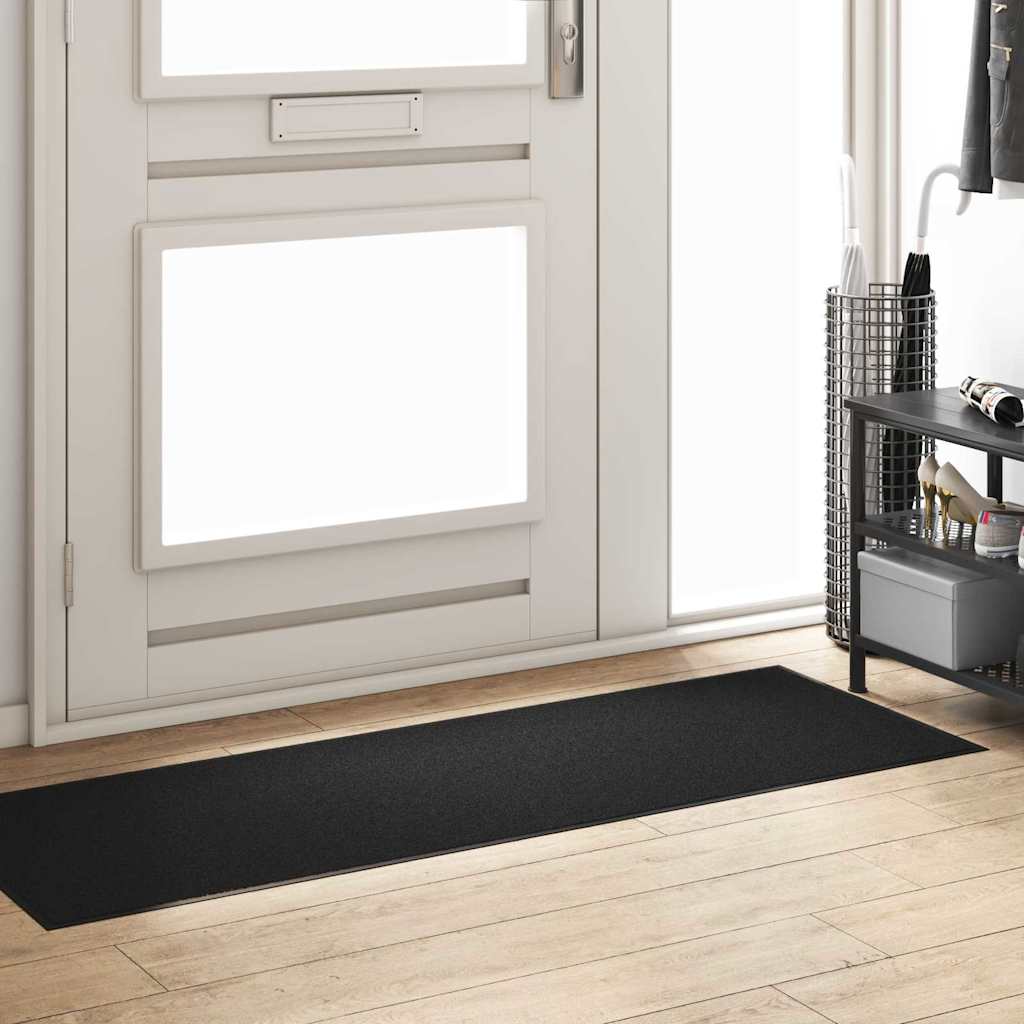 Doormat Drugo Črna 60 x 180 cm Polipropilen in vinil