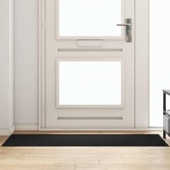 Doormat Drugo Črna 60 x 180 cm Polipropilen in vinil