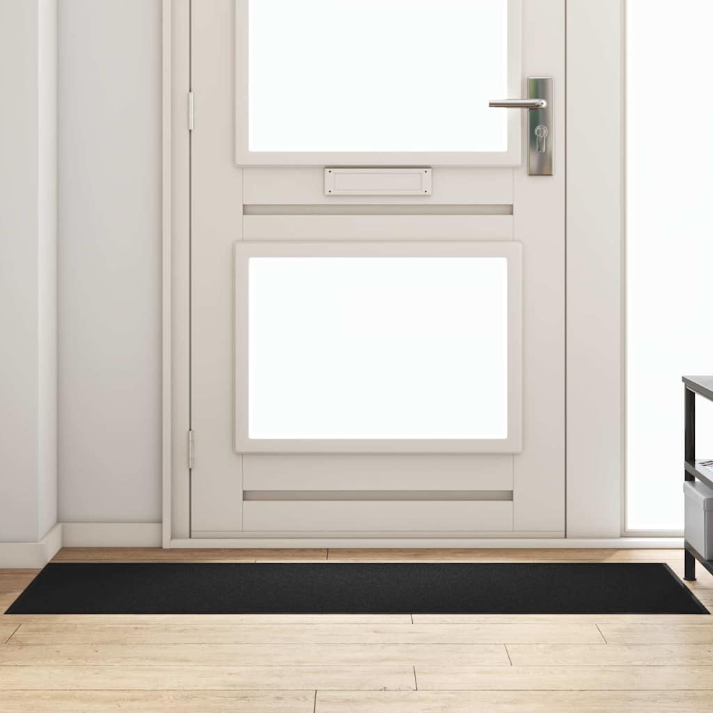 Doormat Drugo Črna 60 x 180 cm Polipropilen in vinil