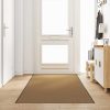Doormat Drugo Krema in črna 120 x 350 cm Poliamid in PVC
