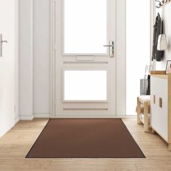 Doormat Drugo Rjava in črna 120 x 300 cm Polipropilen in vinil
