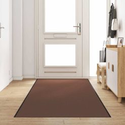 Doormat Drugo Rjava in črna 120 x 350 cm Polipropilen in vinil