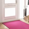 Doormat Drugo Roza in črna 120 x 250 cm Poliamid in PVC