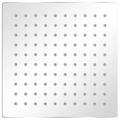 Glava za Tuš Nerjaveče Jeklo 20x20 cm Kvadratna