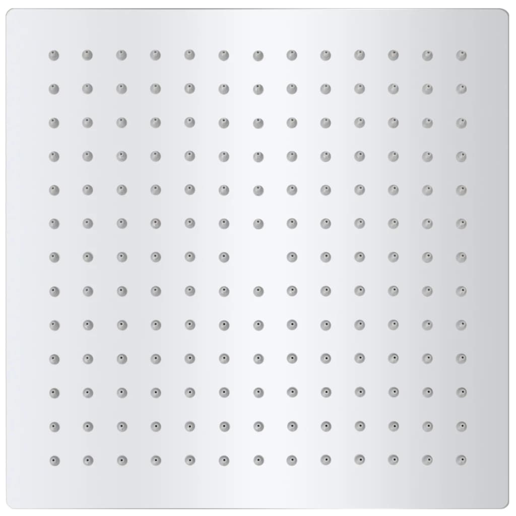 Glava za Tuš Nerjaveče Jeklo 25x25 cm Kvadratna