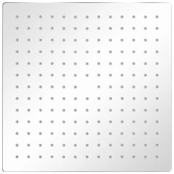 Glava za Tuš Nerjaveče Jeklo 30x30 cm Pravokotna