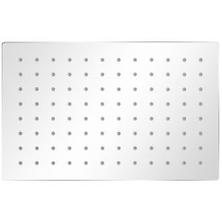 Glava za nadglavni tuš 2 kosa nerjaveče jeklo 20x30 cm