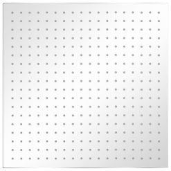 Glava za nadglavni tuš 2 kosa nerjaveče jeklo 50x50 cm