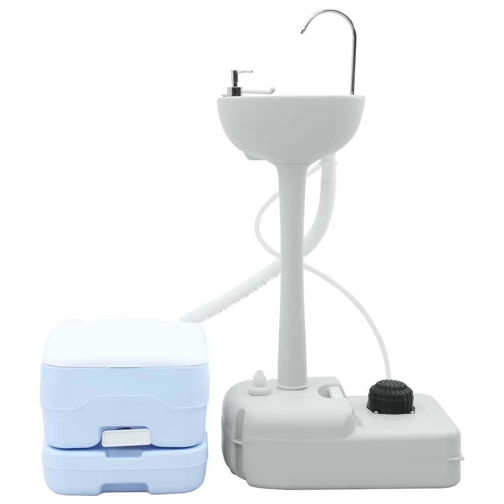 Kamperski WC 2 pcs Modra in bela 50