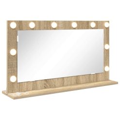 Ogledalo za toaletno mizico Sonoma hrast 80 x 45 x 18 cm