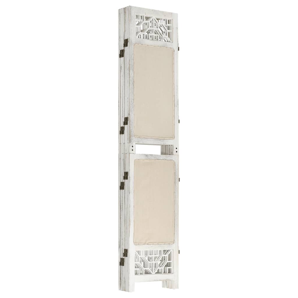 Paravan 6-delni krem 210x165 cm blago