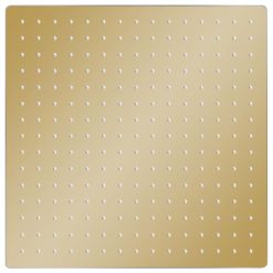 Tuš glava nerjaveče jeklo 40x40 cm kvadratna zlata