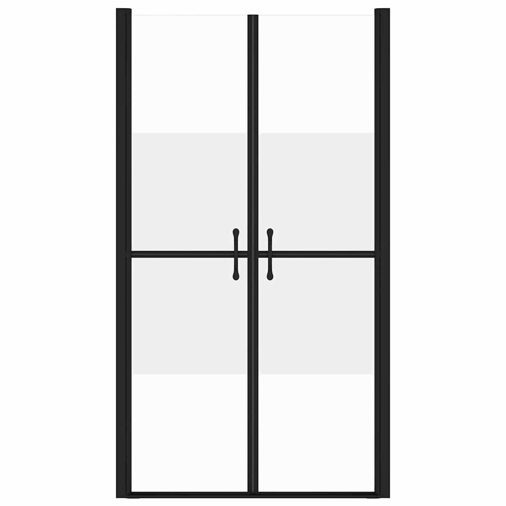 Vrata za tuš delno mlečna ESG (73-76)x190 cm