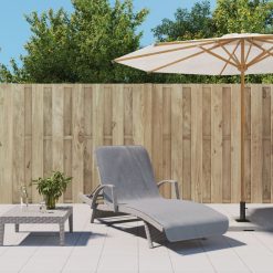 Brisače za plažo 2 kosa sive 75x200 cm tkanina 400 GSM