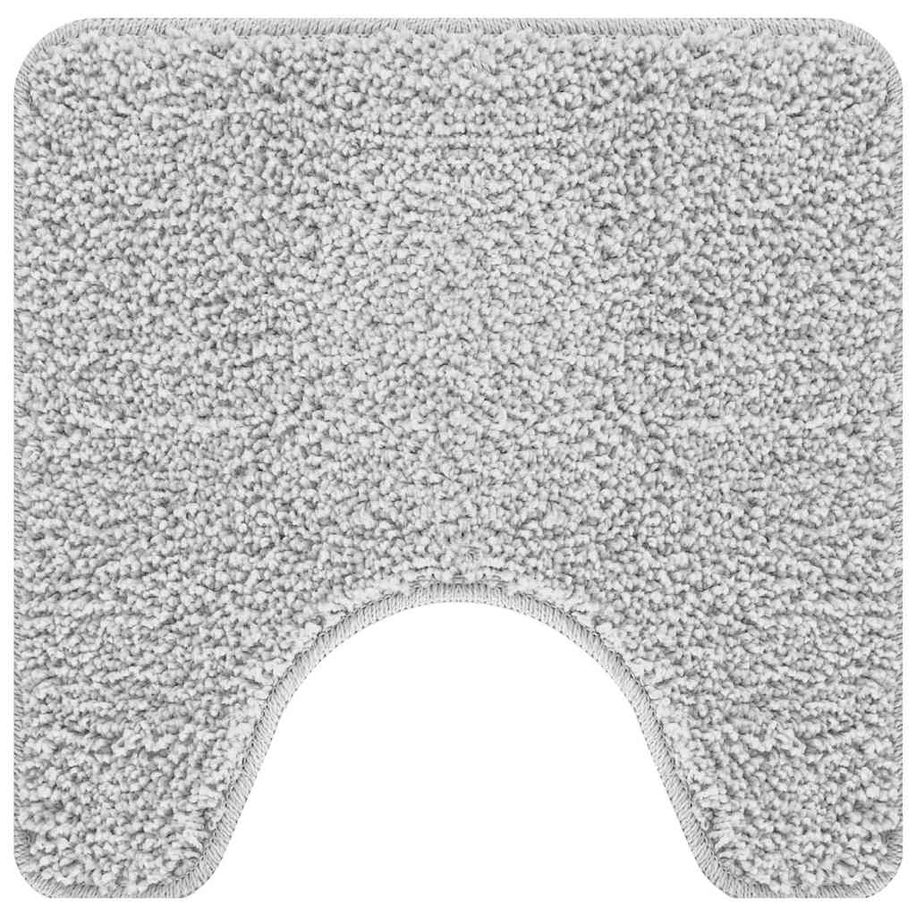 Protisliden kopalniški mat s izrezom za straniščno školjko Siva
